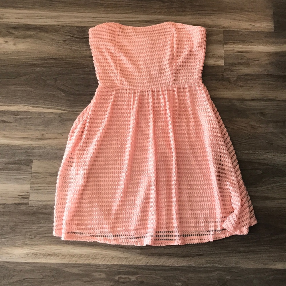 Strapless Pink Dress
